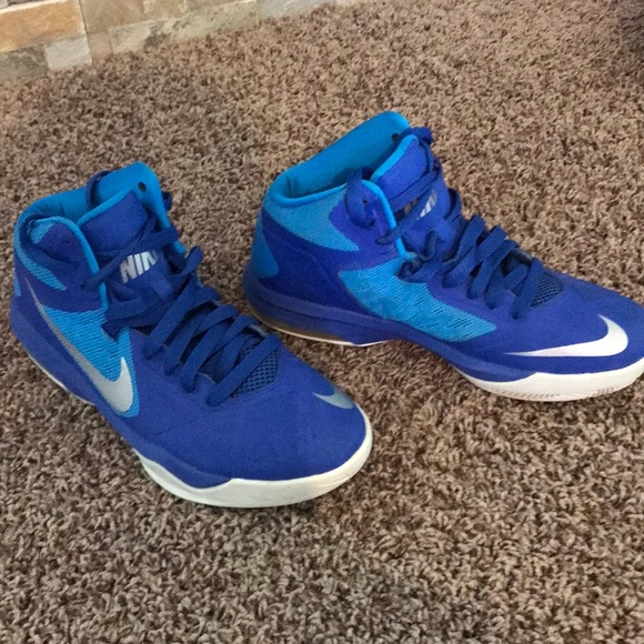 Nike Other - Colorful blue Nike basketball shoes.